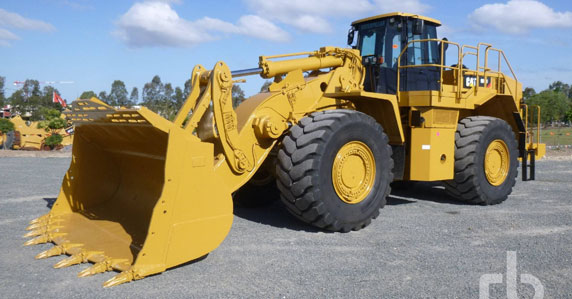 2011 Caterpillar 988H wheel loader sold by Ritchie Bros. 2011 Caterpillar 988H wheel loader sold by Ritchie Bros.
