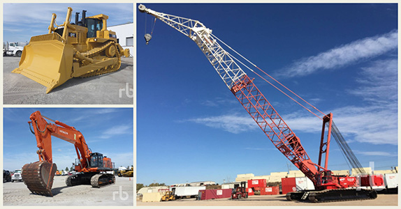 Top 5 construction equipment at Ritchie Bros. Top 5 construction equipment at Ritchie Bros.